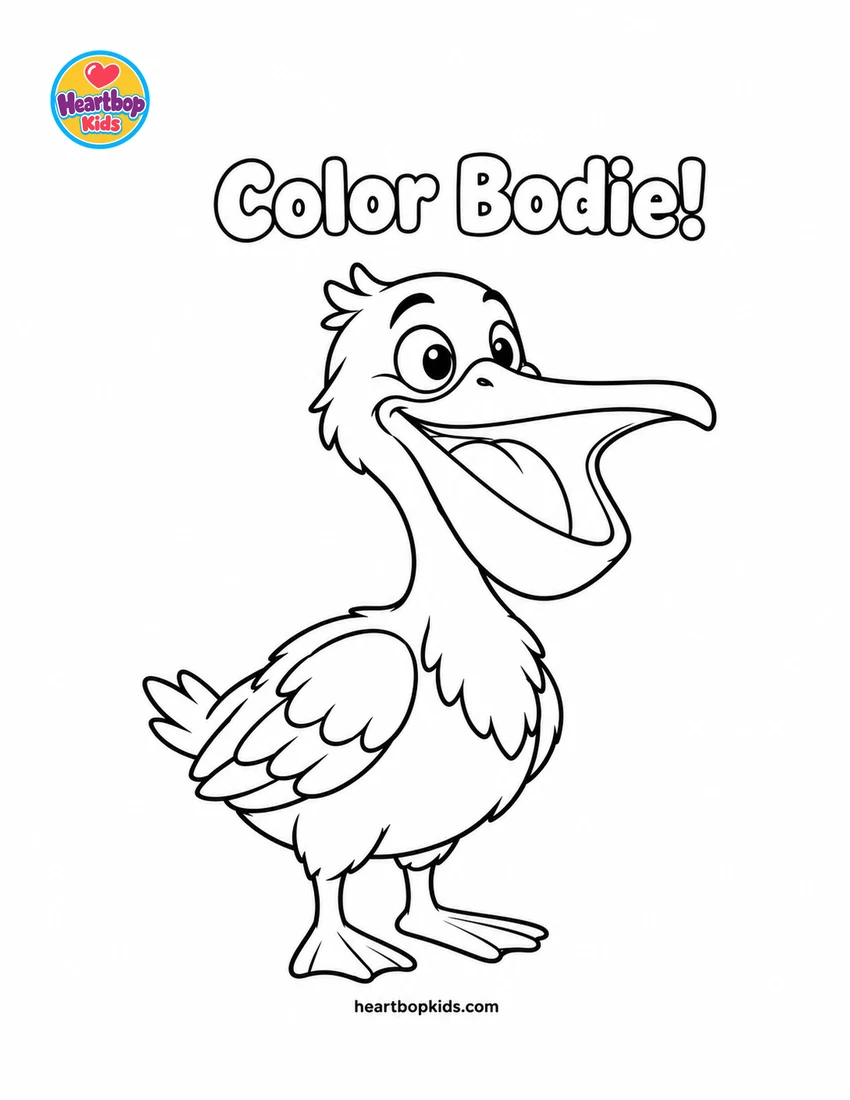 Preview of Free Coloring Sheet: Color Bodie!